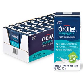 하이뮨 프로틴 밸런스 드링크믹스 RTD, 190ml, 24개