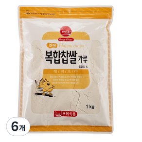 초야 복합찹쌀가루, 1kg, 6개