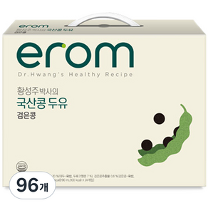 이롬 황성주박사의 국산콩 두유 검은콩, 190ml, 96개