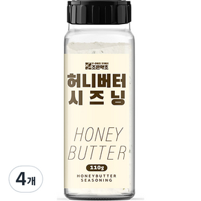 조은약초 허니버터 시즈닝, 4개, 110g