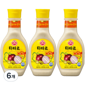 오뚜기 타타르 소스, 245g, 6개