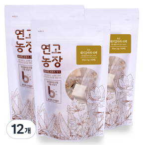 연고농장 돼지감자차 삼각티백, 1g, 25개입, 12개