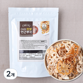 일품수제 찹쌀 연근부각, 2개, 60g