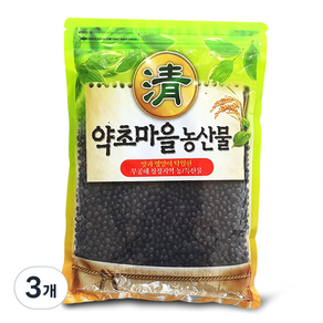 증안리약초마을 쥐눈이콩 약콩, 600g, 3개