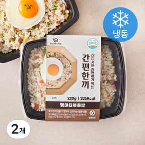 다즐샵 간편한끼 햄야채 볶음밥 (냉동), 220g, 2개