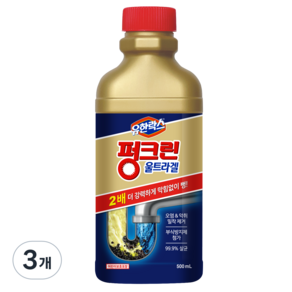 유한락스 펑크린 울트라겔, 500ml, 3개