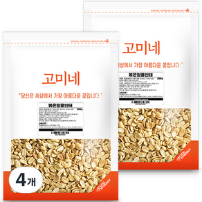 고미네 볶은 땅콩 반태, 500g, 4개