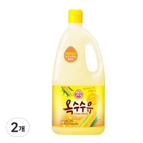 오뚜기 옥수수유, 2개, 1.8L