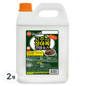 진미 잘되는맛집 고추전용 장아찌간장소스, 2개, 5.5kg