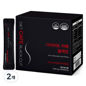 올바른건강식품 다이어트 카페 블랙컷, 90g, 2개