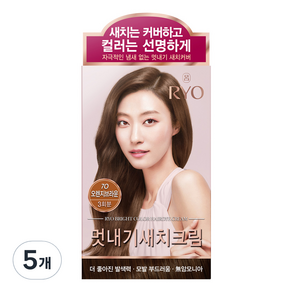 려 우아채 멋내기 새치크림 염모제 3배 용량 특별기획 360g