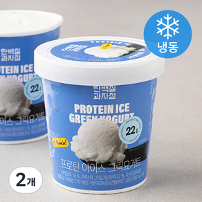 단백질과자점 프로틴 아이스 그릭요거트 (냉동), 474ml, 1개입, 2개