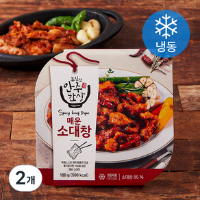 푸짐한안주한상 매운 소대창 (냉동), 180g, 2개