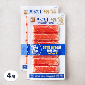 한성기업 프로틴 크랩, 140g, 4개