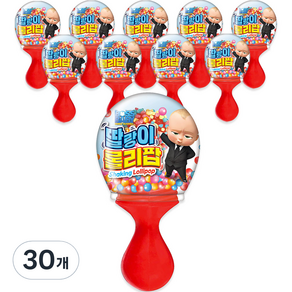 보스베이비 딸랑이 롤리팝 캔디, 30g, 30개