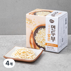 맑은물에 국산콩 얇은 면두부, 100g, 4개