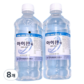 대한약품공업주식회사 아이콘 렌즈 세정액, 1L, 8개