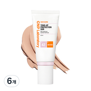 CNP차앤박 톤업 프로텍션 선크림 SPF42 PA+++, 50ml, 6개