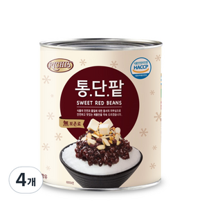 (주)동서 리치스 통단팥, 4개, 3kg