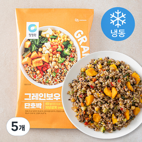 청정원 그레인보우 단호박 2개입 (냉동), 400g, 5개