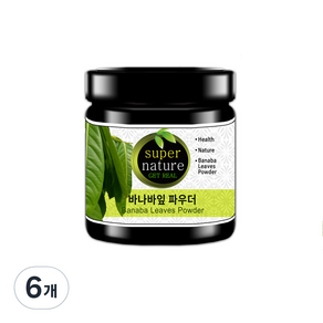 스타일쿡 바나바잎 파우더, 6개, 80g