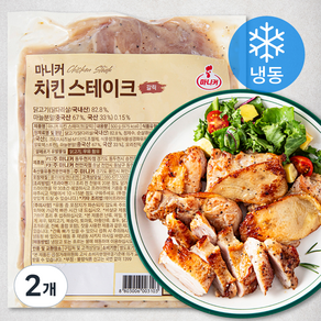 마니커 치킨 스테이크 갈릭 (냉동), 500g, 2개