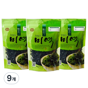 바다소리 즉석요리 미역, 80g, 9개