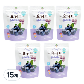 산마을 요거트 블루베리큐브, 15개, 16g