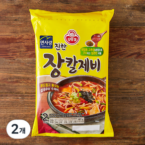 오뚜기 진한 장칼제비 2인분, 467g, 2개