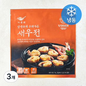 사옹원 새우전 (냉동), 140g, 3개