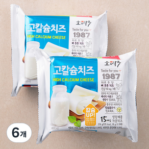 소와나무 고칼슘치즈 15매입, 270g, 6개