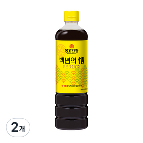 몽고간장 백년의정 맑은 조선간장, 900ml, 2개