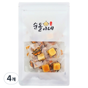 순돌이네 한입 쏙 치즈 오징어 20p, 4개, 100g