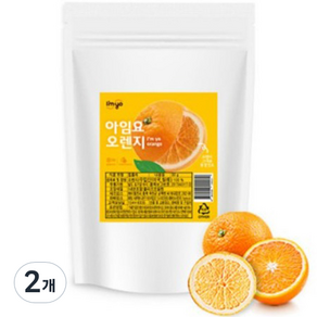 아임요 오렌지 동결건조칩, 2개