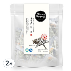 해통령 통멸치 다시팩 10p, 150g, 2개