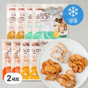 굽네 소스가 맛있는 닭가슴살 120g 4종 x 2개입 세트 960g (냉동)