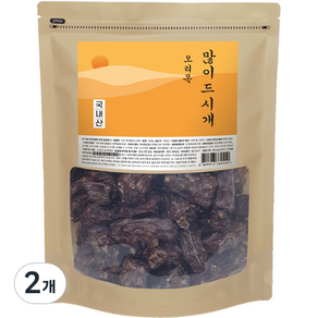 강아지 많이드시개 대용량 국내산 수제간식, 오리목(절단), 400g, 2개
