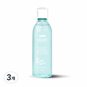 알로알로 마우스워시 구강청결제, 3개, 370ml