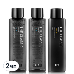 C2Y 더클래식 옴므 2중 스킨 250ml x 2p + 로션 250ml 세트, 2세트