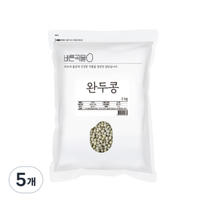 바른곡물 완두콩, 2kg, 5개