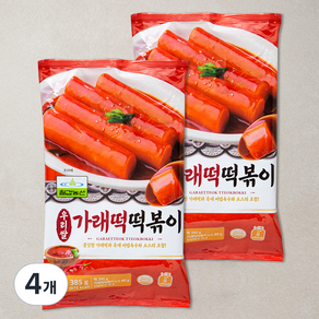 칠갑농산 우리쌀 가래떡 떡볶이, 385g, 4개