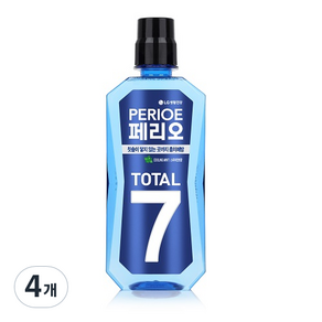 페리오 LG토탈가글아쿠아쿨민트 760ml, 4개