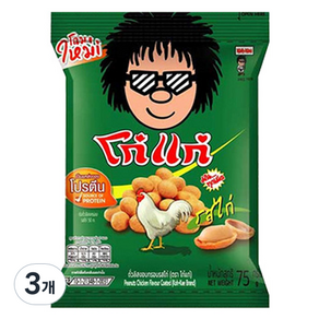 코케 치킨 플레이버 땅콩과자, 3개, 75g