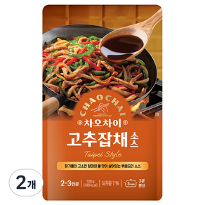 차오차이 고추잡채 소스, 100g, 2개