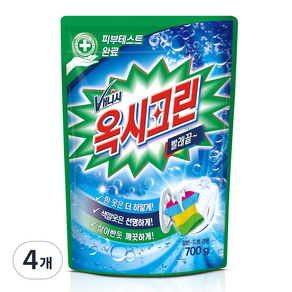 옥시크린 분말형 표백제, 700g, 4개