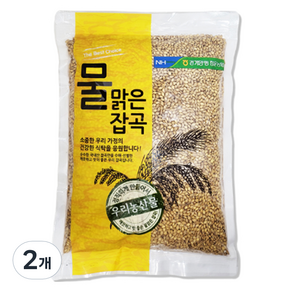 물맑은양평 청운농협 황금보리, 1kg, 2개