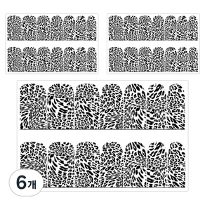 해피트레이딩 일러스트 패턴 네일장식 스티커, 53, 6개