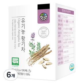 평창다원 유기농 황기차 PLA 생분해 삼각티백, 1.2g, 6개, 10개입