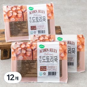 맑은물에 옛맛 도토리묵, 300g, 12개