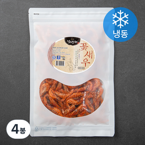 남도맛해 완도 꽃새우 (냉동), 100g, 4봉